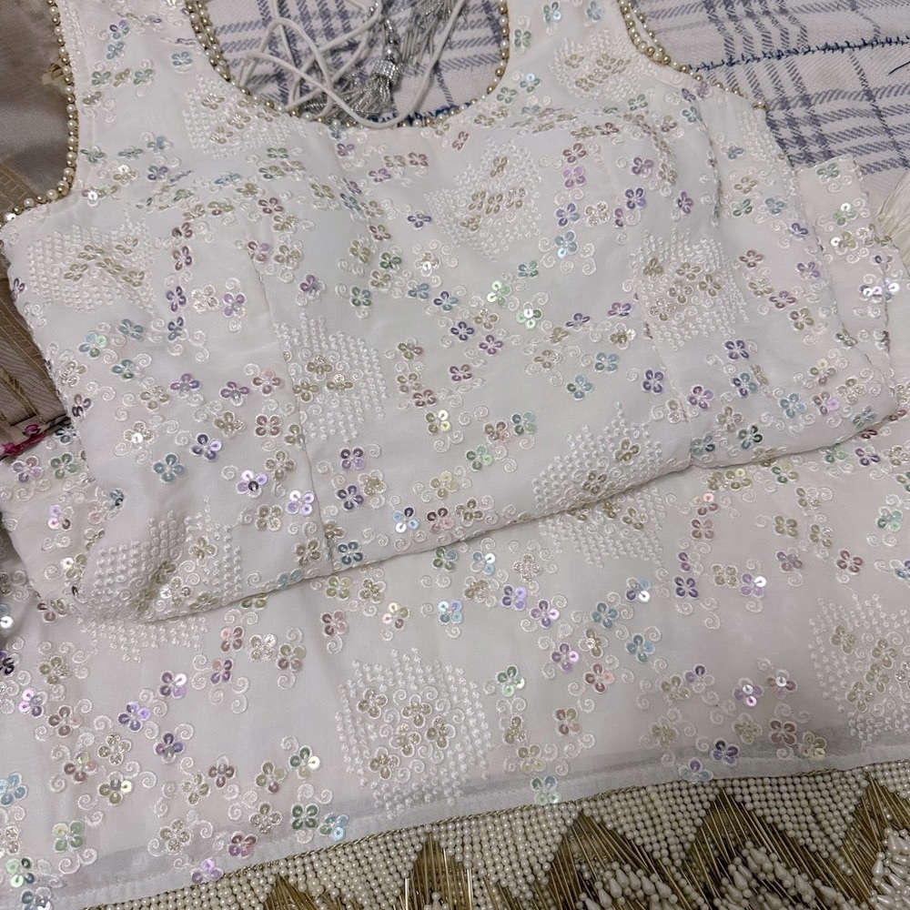 White pajami suit